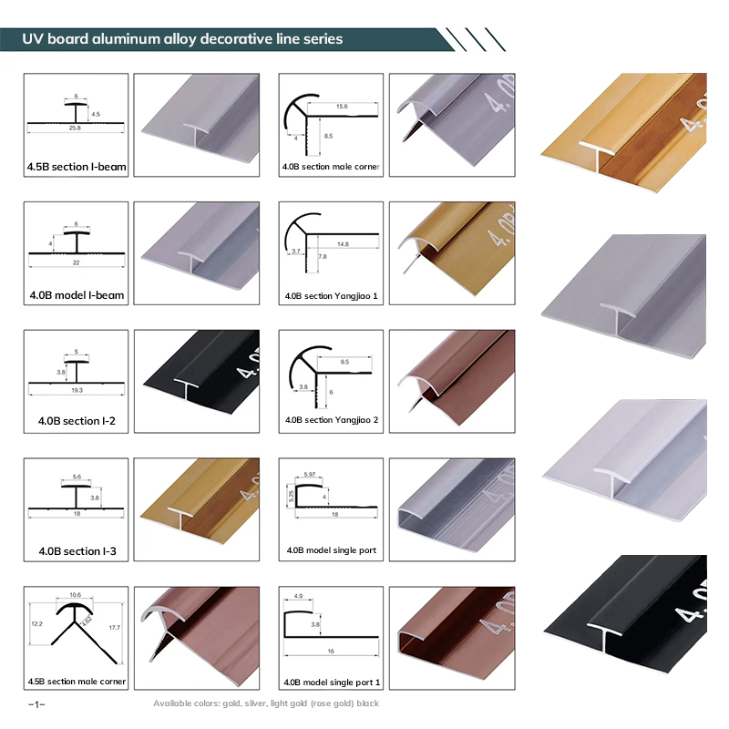 Aksesori Aluminium Trim Dinding