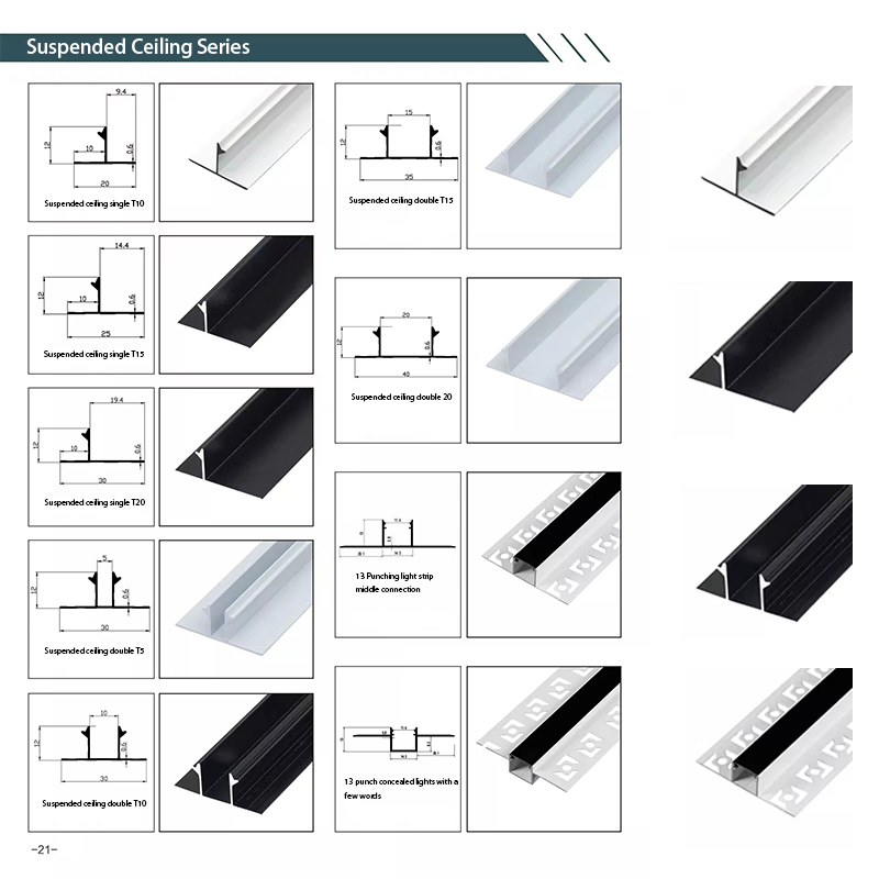 Aksesori Aluminium Trim Dinding